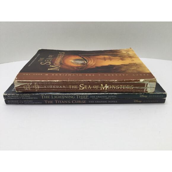 Percy Jackson and The Olympians Books 1 to 3 Paperback - Picture 1 of 3